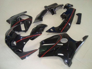 Affordable 1988-1989 Honda CBR250RR MC19 Motorcycle Fairings - Glossy Black Red Line Australia