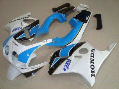 Affordable 1988-1989 Honda CBR250RR MC19 Motorcycle Fairing - White Light Blue Glossy Black Australia