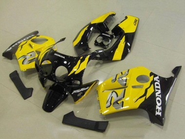 Affordable 1988-1989 Honda CBR250RR MC19 Motorcycle Fairings - Yellow Glossy Black Australia