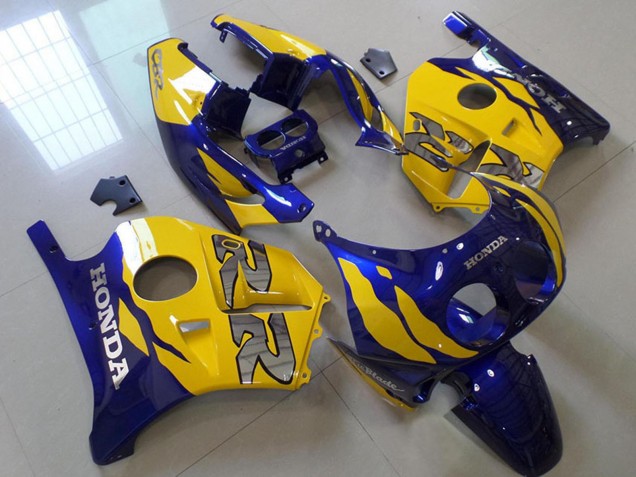 1990-1998 Honda CBR250RR MC22 Motorcycle Fairing - Yellow Blue Australia