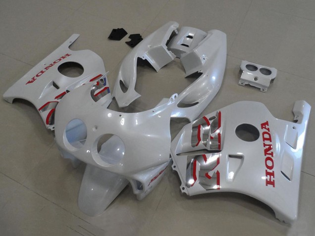 1990-1998 Honda CBR250RR MC22 Motorcycle Fairings - Pearl White Red Australia