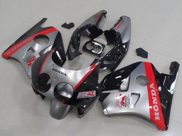 1990-1998 Honda CBR250RR MC22 Motorcycle Fairings - Silver Red Glossy Black Australia