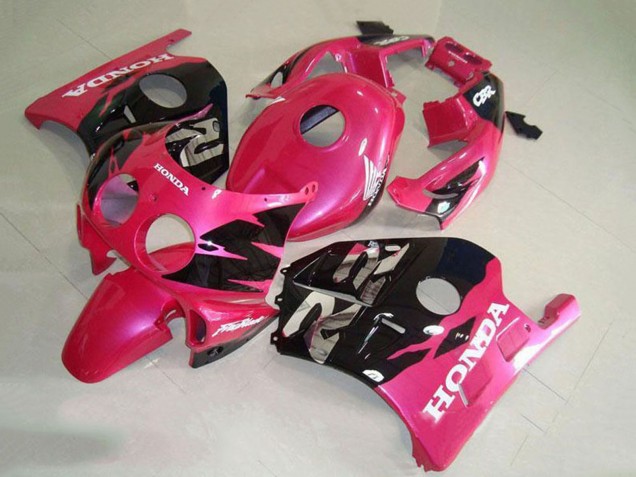 1990-1998 Honda CBR250RR MC22 Motorcycle Fairing - Pink Glossy Black Australia