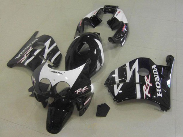 1990-1998 Honda CBR250RR MC22 Motorcycle Fairings - Glossy Black White Australia