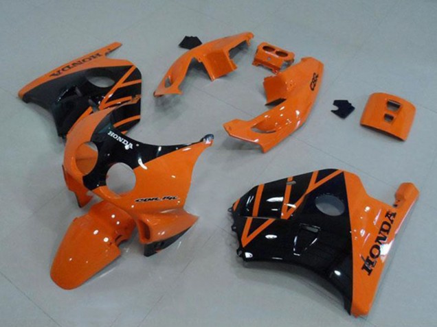 1990-1998 Honda CBR250RR MC22 Motorcycle Fairing - Orange Glossy Black Australia