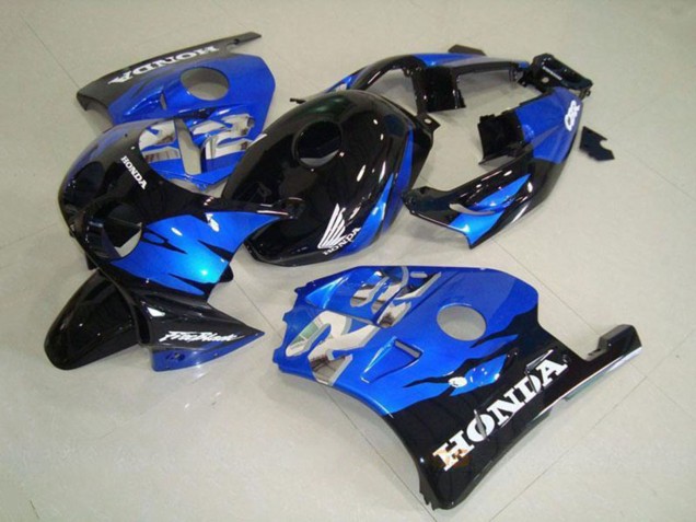 1990-1998 Honda CBR250RR MC22 Motorcycle Fairings - Blue Glossy Black Australia