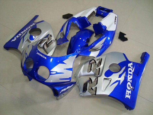1990-1998 Honda CBR250RR MC22 Motorcycle Fairings - Silver Blue Australia