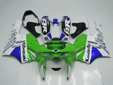 Affordable 1994-1997 Kawasaki ZX9R Motorcycle Fairings - Green White Blue Australia