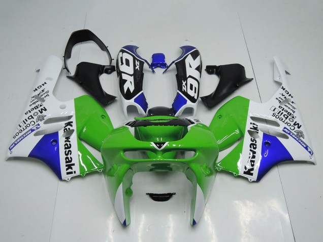 1994-1997 Kawasaki ZX9R Motorcycle Fairings - Green White Blue Australia
