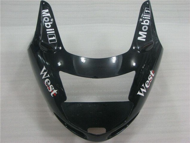 1996-2007 Honda CBR1100XX Blackbird Motorcycle Fairings - Glossy Black White West Australia
