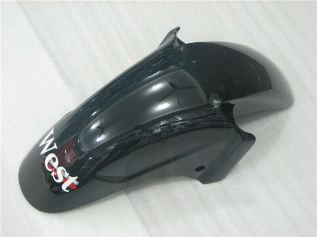 1996-2007 Honda CBR1100XX Blackbird Motorcycle Fairings - Glossy Black White West Australia