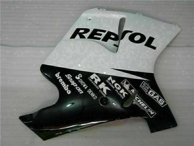 1996-2007 Honda CBR1100XX Blackbird Motorcycle Fairings - White Glossy Black Repsol Australia
