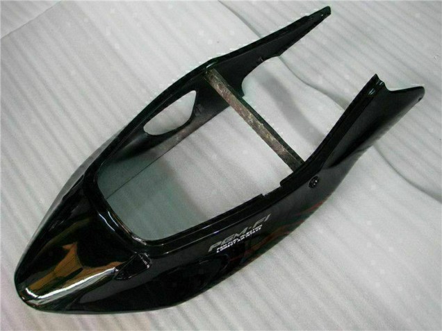 1996-2007 Honda CBR1100XX Blackbird Abs Motorcycle Fairing - Glossy Black Red Flame Australia