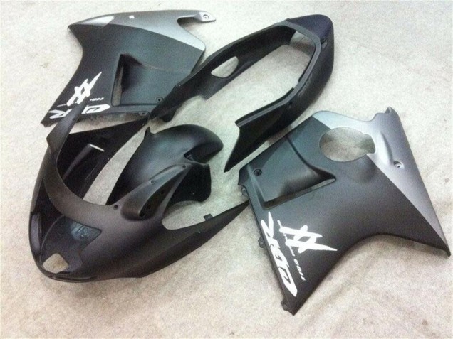 1996-2007 Honda CBR1100XX Blackbird Motorcycle Fairings - Matte Black Silver Australia