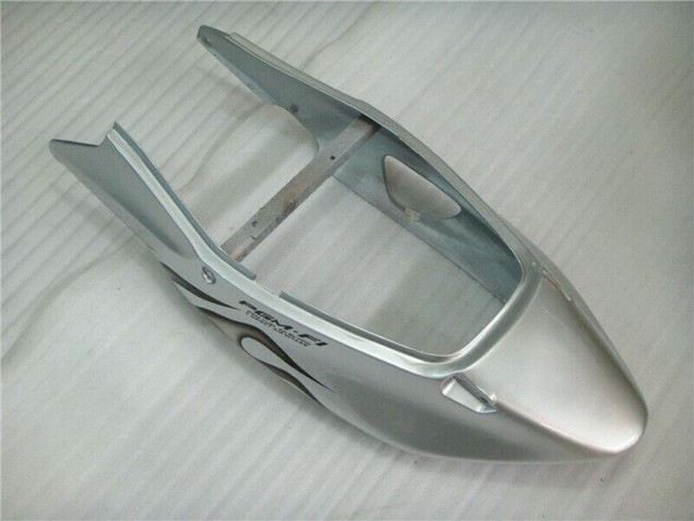 1996-2007 Honda CBR1100XX Blackbird Motorcycle Fairing - Silver Black Flame Australia