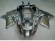 1996-2007 Honda CBR1100XX Blackbird Motorcycle Fairing - Silver Black Flame Australia