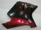 1996-2007 Honda CBR1100XX Blackbird Abs Motorcycle Fairings - Glossy Black Red Flame Australia