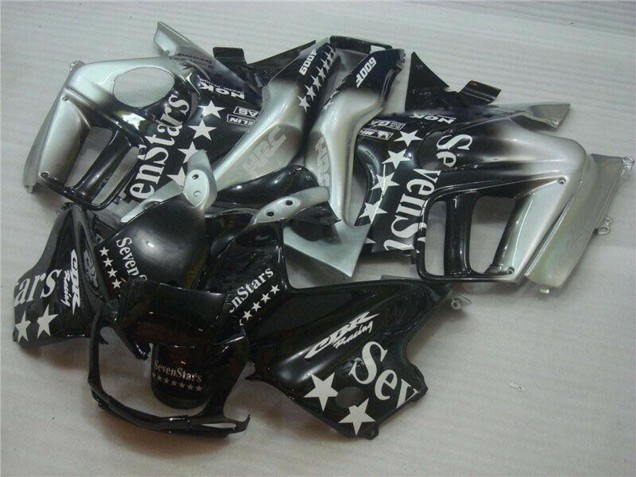 1995-1996 Honda CBR600 F3 Motorcycle Fairings - Silver Glossy Black SevenStars Australia