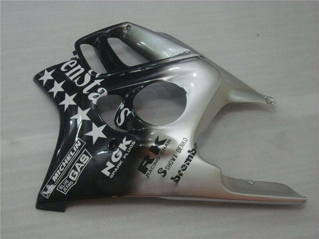 1995-1996 Honda CBR600 F3 Motorcycle Fairings - Silver Glossy Black SevenStars Australia