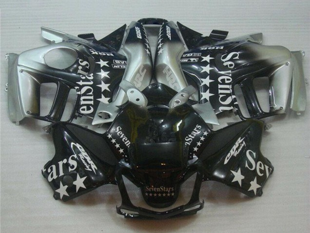 1995-1996 Honda CBR600 F3 Motorcycle Fairings - Silver Glossy Black SevenStars Australia