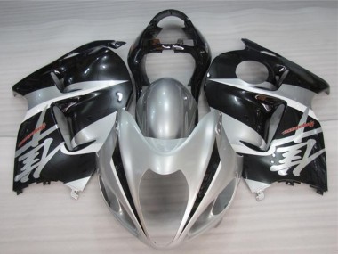 Affordable 1996-2007 Suzuki GSXR 1300 Hayabusa Motorcycle Fairings - Silver Black Australia