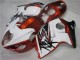 1996-2007 Suzuki GSXR 1300 Hayabusa Motorcycle Fairings - White Orange Black Australia