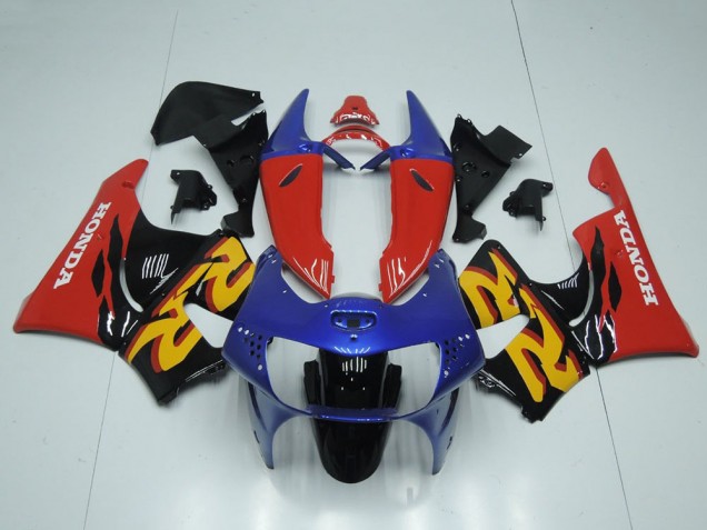 1998-1999 Honda CBR900RR 919 Motorcycle Fairing - Red Blue Glossy Black Australia