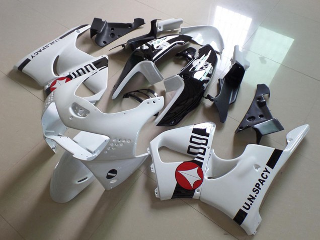 1998-1999 Honda CBR900RR 919 Motorcycle Fairings - White Red Glossy Black U.N.Spacy Australia