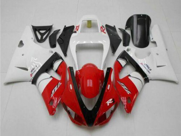 1998-1999 Yamaha YZF R1 Motorcycle Fairings - White Red Black Australia