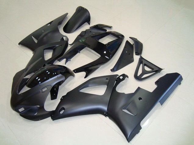 1998-1999 Yamaha YZF R1 Motorcycle Fairings - Matte Black Glossy Black Australia