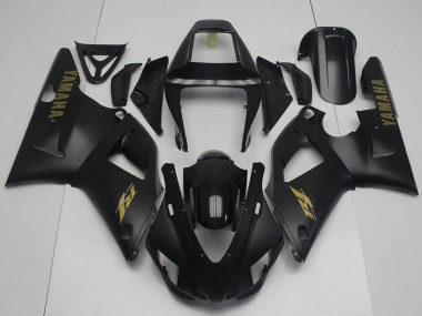 Affordable 1998-1999 Yamaha YZF R1 Motorcycle Fairings - Glossy Black Matte Black Gold Australia
