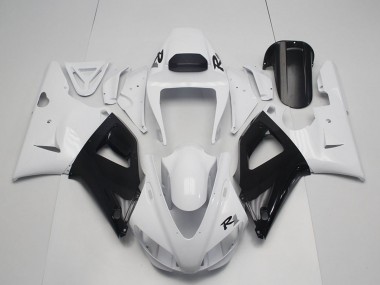 Affordable 1998-1999 Yamaha YZF R1 Motorcycle Fairings - Pearl White Black Australia