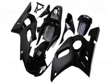 Affordable 1998-2002 Yamaha YZF R6 Motorcycle Fairings - Glossy Black Matte Black Australia