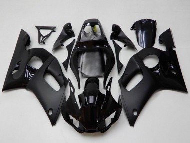 Affordable 1998-2002 Yamaha YZF R6 Motorcycle Fairings - Glossy Black Matte Black Australia