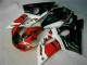 1998-2002 Yamaha YZF R6 Motorcycle Fairing - White Red Glossy Black Australia