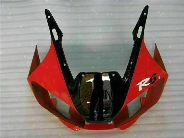 1998-2002 Yamaha YZF R6 Motorcycle Fairing - White Red Glossy Black Australia