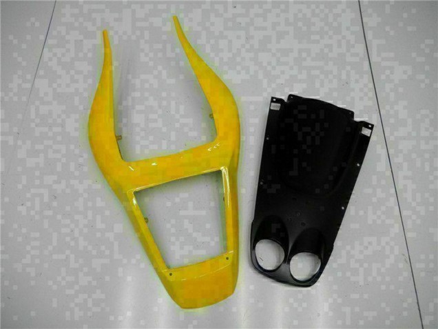 1998-2002 Yamaha YZF R6 Motorcycle Fairings - Yellow Blue White Camel Motul Australia