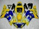 1998-2002 Yamaha YZF R6 Motorcycle Fairings - Yellow Blue White Camel Motul Australia