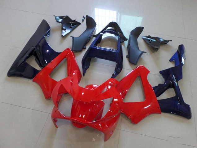2000-2001 Honda CBR900RR 929 Motorcycle Fairings - Red Dark Blue Australia