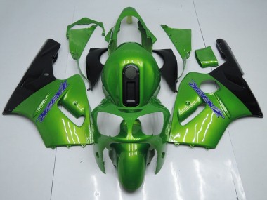 Affordable 2000-2001 Kawasaki ZX12R Motorcycle Fairings - Green Black Blue Australia