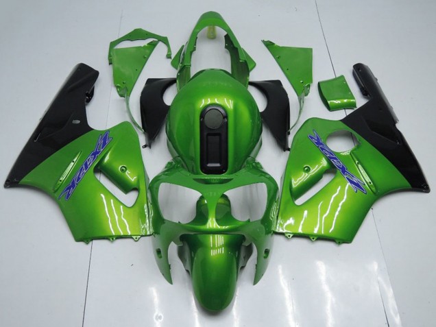2000-2001 Kawasaki ZX12R Motorcycle Fairings - Green Black Blue Australia