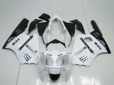 Affordable 2000-2001 Kawasaki ZX12R Motorcycle Fairings - White Black Elf Monster Australia
