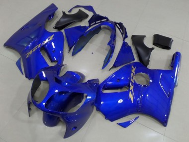 Affordable 2000-2001 Kawasaki ZX12R Motorcycle Fairings - Blue Gold Decals Australia
