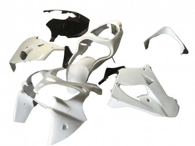 2000-2001 Kawasaki ZX9R Motorcycle Fairings - White Black Australia