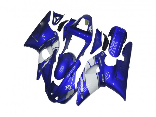 2000-2001 Yamaha YZF R1 Motorcycle Fairing - Blue White Australia
