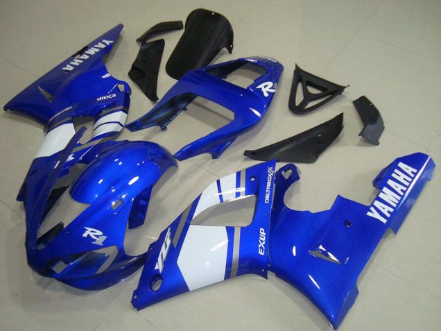 2000-2001 Yamaha YZF R1 Motorcycle Fairings - Blue White Australia