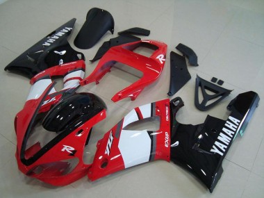 Affordable 2000-2001 Yamaha YZF R1 Motorcycle Fairings - Red White Glossy Black Australia
