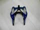 2000-2002 Kawasaki ZX6R Motorcycle Fairings - Blue Glossy Black Elf Bridgestone Australia