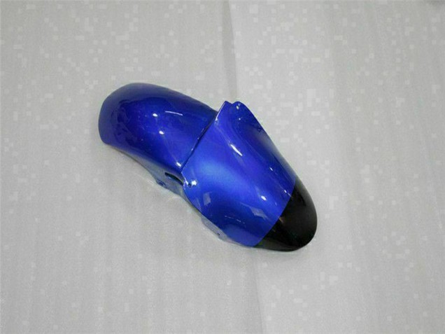 2000-2002 Kawasaki ZX6R Motorcycle Fairings - Blue Glossy Black Elf Bridgestone Australia