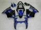 2000-2002 Kawasaki ZX6R Motorcycle Fairings - Blue Glossy Black Elf Bridgestone Australia